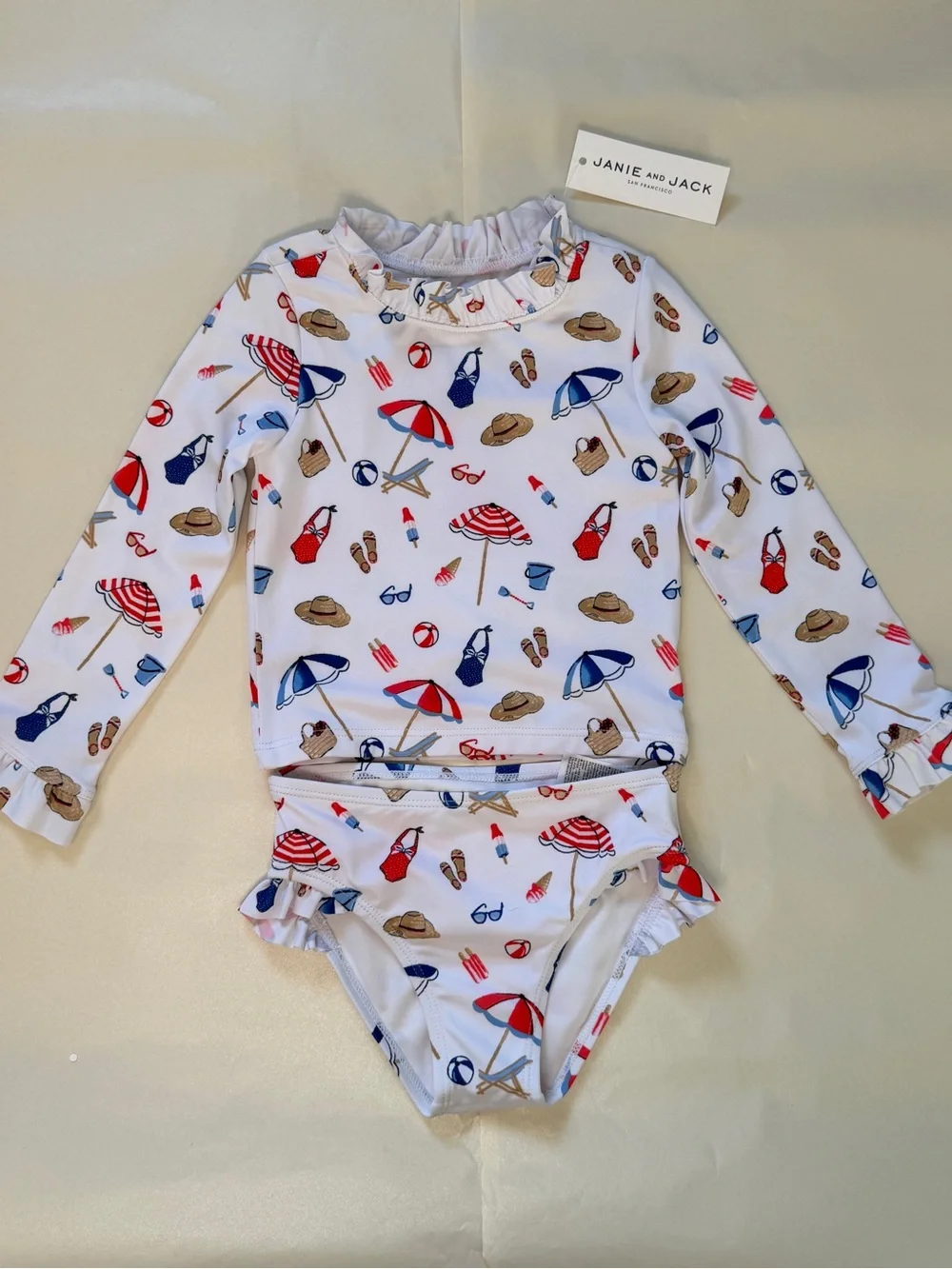 Janie and Jack rashguard swimsuit